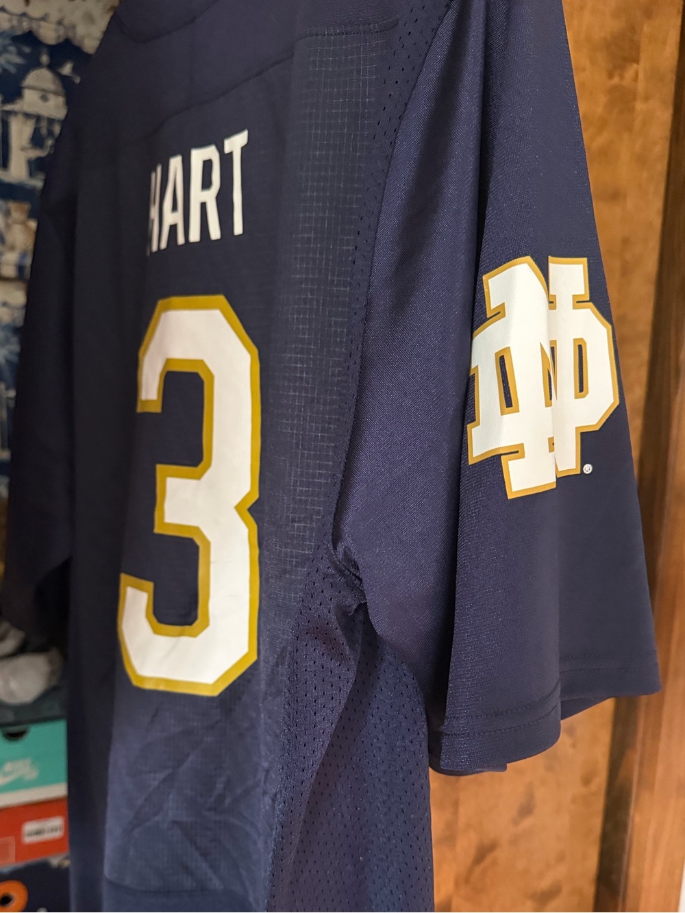 Under Armour Notre Dame Hart Jersey Size XL - Picture 6 of 6